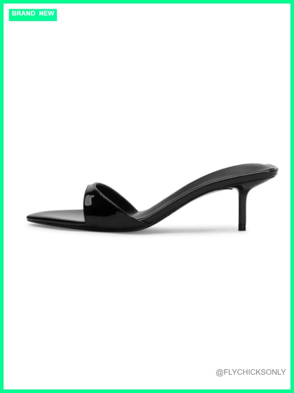 Kitten Heel Mule Sandals Pointed Toe Slip On Women's Dress Shoes